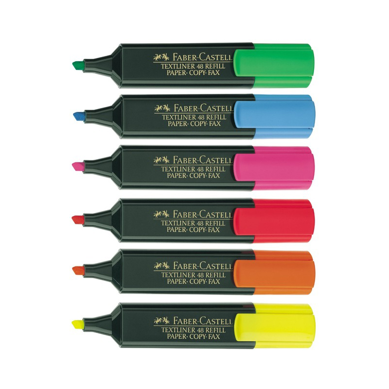 Set de 4 Rotuladores Textliner Pastel Faber-Castell