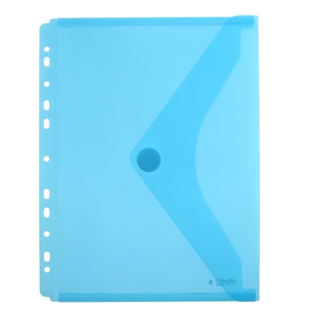 Sobre de PP multitaladro A4 con cierre de velcro