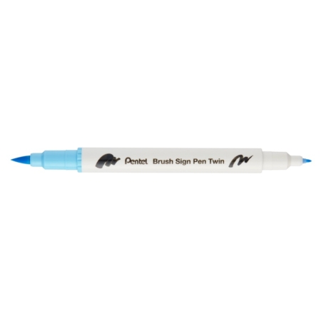 Rotulador de doble punta pincel Pentel Sign Pen Twin