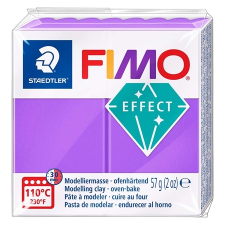 Pastilla de Fimo Effect colores translúcidos 57 gramos
