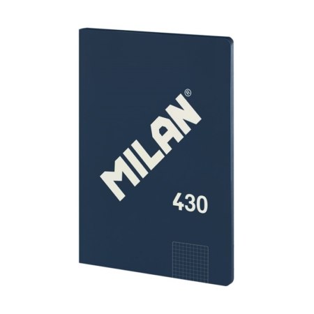 Libreta encolada Milan 1918 tapa blanda A4 cuadriculado 48 hojas