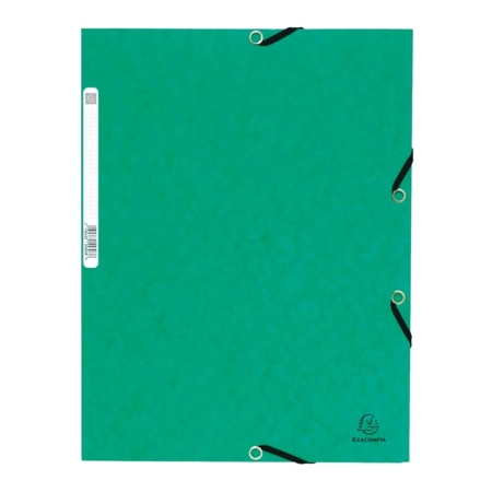 Carpetas de cartulina ilustrada A4 con gomas y 3 solapas Exacompta