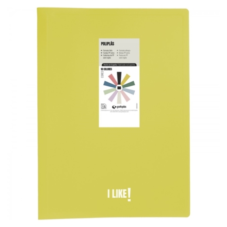 Carpeta de 50 fundas Fº Poliplás Like3