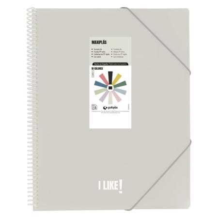 Carpeta de 50 fundas A4 Maxiplás Like3