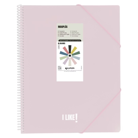 Carpeta de 60 fundas A4 Maxiplás Like3